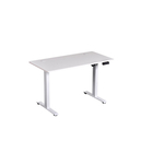 ESMART Secretária Elevatória Elétrica Single - 1 Motor, MDF e Melamina, 120 x 60 x 70 - 115 cm, Branco