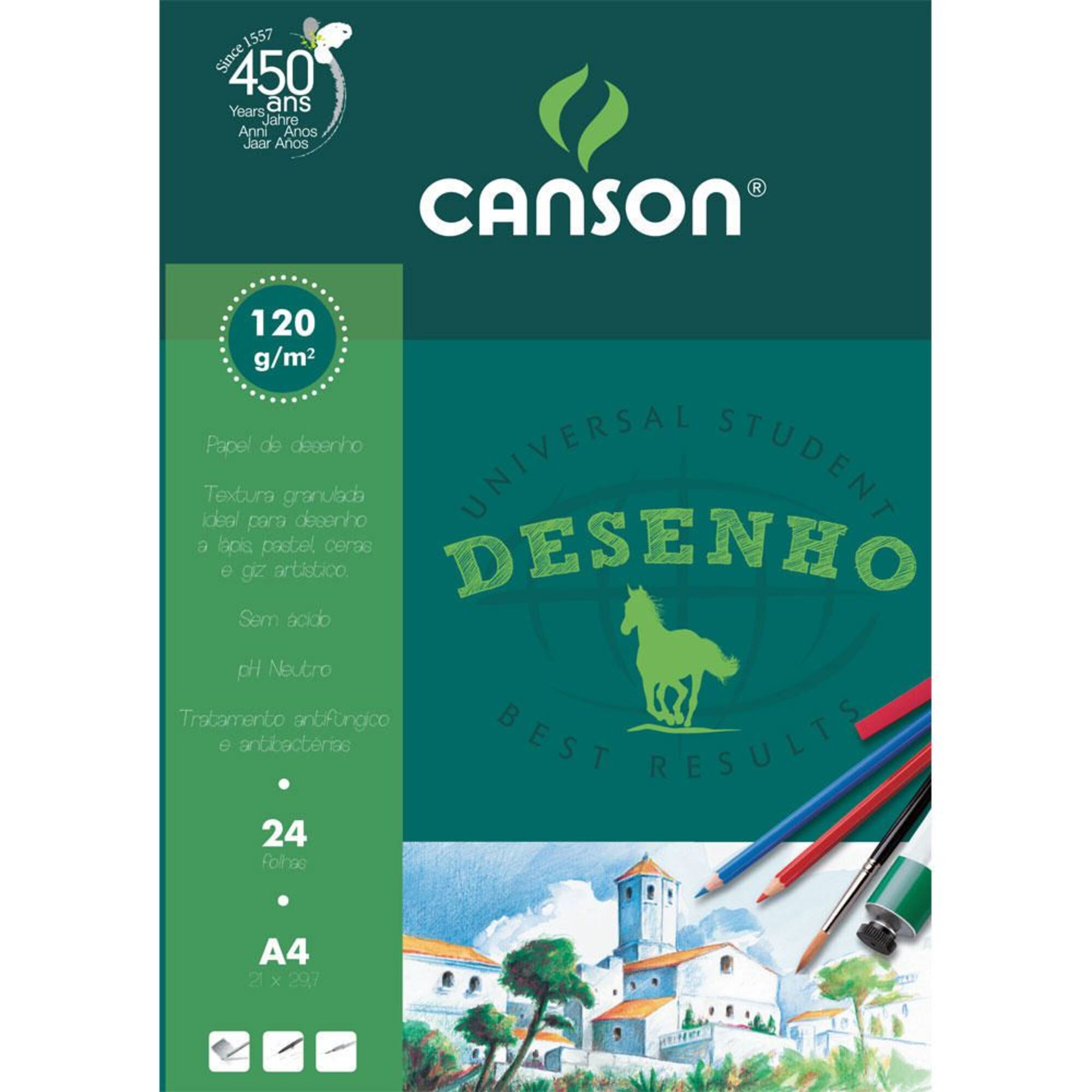 Canson Bloco Desenho A4 120 Gm² 24 Folhas 51525 Em Corporatestaplespt 6129