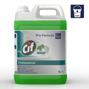 Cif Detergente Líquido Multiusos Pro Formula, Bosque Fresco, 5 l