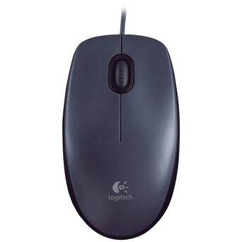 Logitech Rato Ótico M90, 1000 DPI, Preto