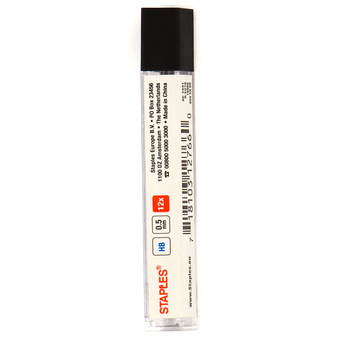 Staples Mina para Lapiseiras, Mina HB de 0,5 mm