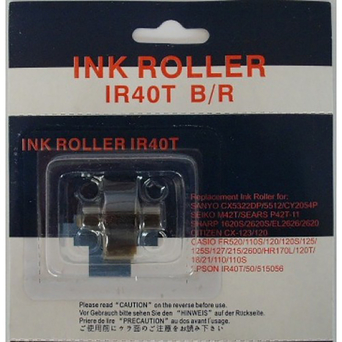 SUB-TOTAL Rolo Tinta Genérico para Epson IR 40T, Preto e Vermelho