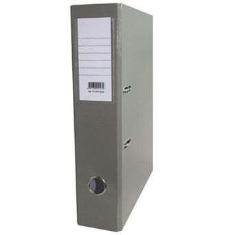 Pasta de Arquivo Lombada Larga, A4, Cartão, Cinzento, Pack 10 Unidades