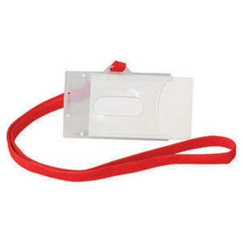 LIDERPAPEL Crachá com Fio Pendente, 94 x 60 mm