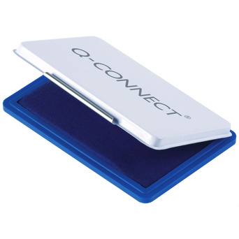 Q CONNECT Almofada para Carimbo, 110 x 70, Azul