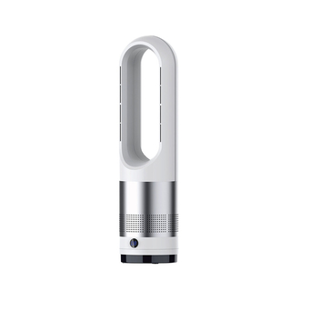 KIKASA Ventilador de Torre Ar Quente e Frio TB004645, Metal e Branco