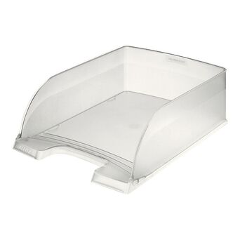 LEITZ Tabuleiro de Secretária Plus Standard, A4, 1255 x 357 x 103 mm, Poliestireno, Transparente