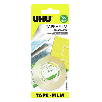 UHU Recarga Fita Cola, 15 mm x 33 m, Transparente