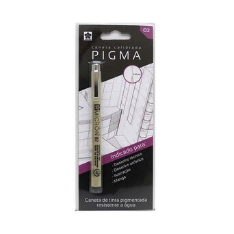 SAKURA Marcador Fineliner Pigma Micron, Ponta Fina de 0,3 mm, Preto