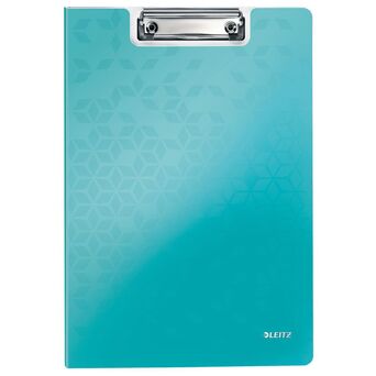 LEITZ Pasta com Mola WOW, A4, Poliestireno, Turquesa Metálico