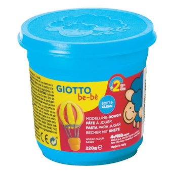 GIOTTO Boião Plasticina be-bè, 220 g, Azul