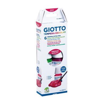 GIOTTO Guache School, 6 Unidades de 25 ml Cada