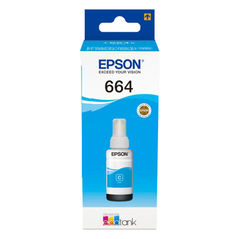 Epson Garrafa de Tinta T6642, 70 ml, Azul, Embalagem Individual, C13T664240