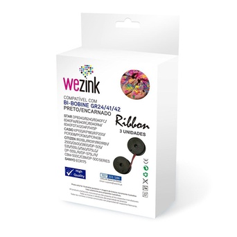 Fita Bobine Epson 41/42 Preto e Encarnado