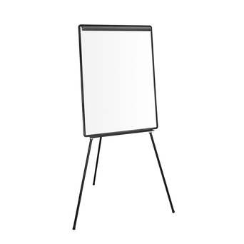 SIMPLY Cavalete para Quadro de Folhas, Superfície de Melamina, 660 X 1010 mm, Branco