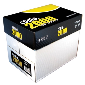 COPIA 2000 Papel Impressora A4 Evolution 80 g/m² Branco, Caixa 5 Resmas
