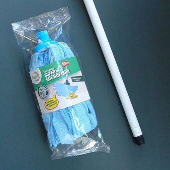 FAPIL Esfregona Microfibra com Cabo, Azul