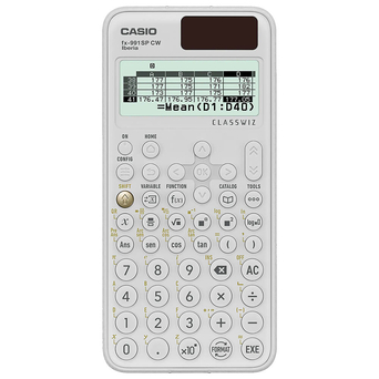 CASIO Calculadora Científica FX-991SPCW, Cinzento