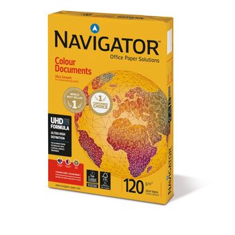 Navigator Papel Impressora A3 Multiusos, 120 g/m², Branco, Resma
