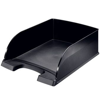 LEITZ Tabuleiro de Secretária Plus Jumbo, A4, 103 x 255 x 357 mm, Poliestireno, Preto