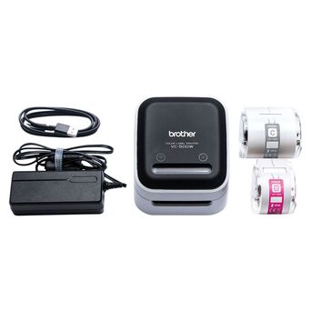 brother Impressora de Etiquetas a Cores VC-500W, até 50 mm, Ligação USB e Wi-Fi