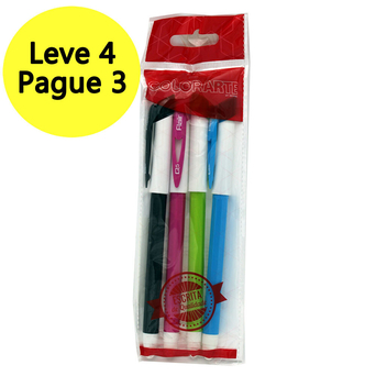 COLORARTE Esferográfica Flair Q5, Cores Sortidas – Leve 4 Pague 3