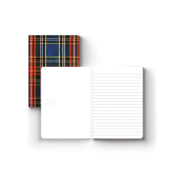 FIRMO Caderno Agrafado Scotch Clássico, A5, 48 Folhas, Pautado, Capa Quadrados