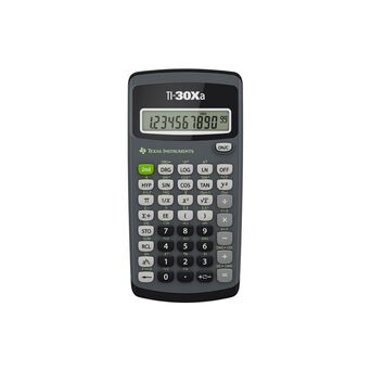TEXAS INSTRUMENTS Calculadora Científica TI-30Xa, Preto
