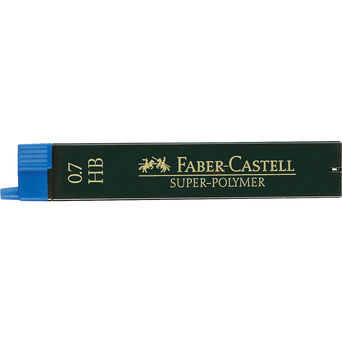 FABER-CASTELL Minas Grafite, 0,7 mm HB,  12 Unidades