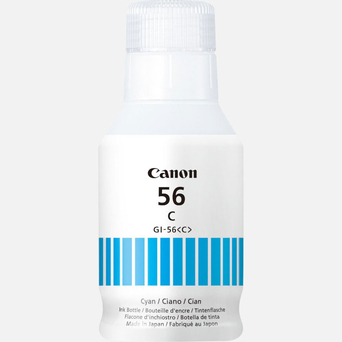 Canon Garrafa de Tinta Original GI-56, Azul, Embalagem Individual, 4430C001
