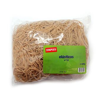Staples Elásticos Nº. 18, 1000g, Castanho
