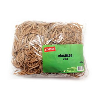 Staples Elásticos Nº. 34, 1000g, Castanho