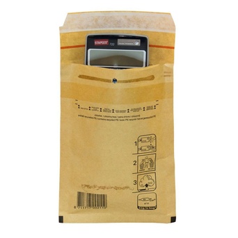 Staples Envelope de Bolhas, 100 mm, Almofada de Ar, Autocolante, Papel, Kraft, Pack 5 Unidades