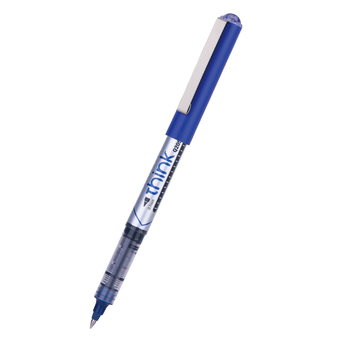 DELI Esferográfica Think Roller EQ20530 com Tampa, Traço 0,7 mm, Tinta Azul