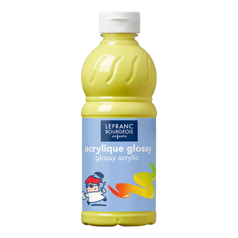LEFRANC BOURGEOIS Tinta Acrílica COLOR, Brilhante, 500 ml, Amarelo Limão