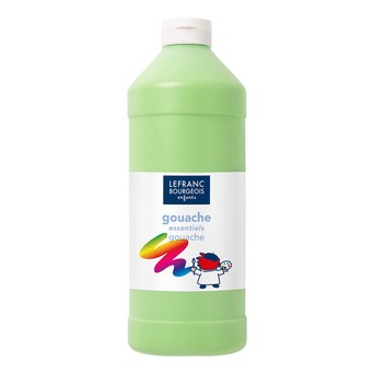 LEFRANC BOURGEOIS Guache Líquido Escolar Essentials, Lavável, 1 l, Verde Claro