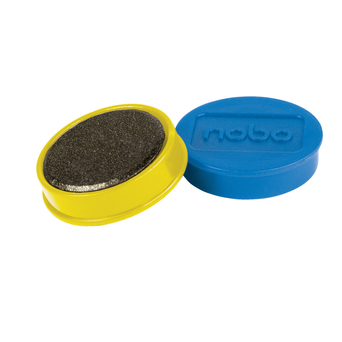 NOBO Íman Redondo para Superfície Magnética, 32 mm, Sortido, Pack de 10