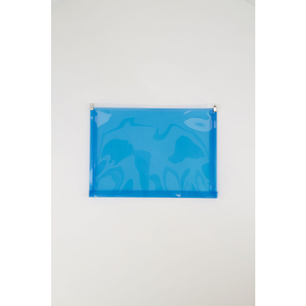 Staples Bolsa de Fecho Zip, A5, Polipropileno, Azul