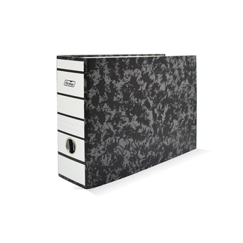 FIRMO Pasta de Arquivo Lombada Larga, Largura da Lombada 80 mm, Cartão, Mármore