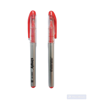 SIMPLY Caneta Rollerball, Ponta de 0,7 mm, Tinta Vermelha