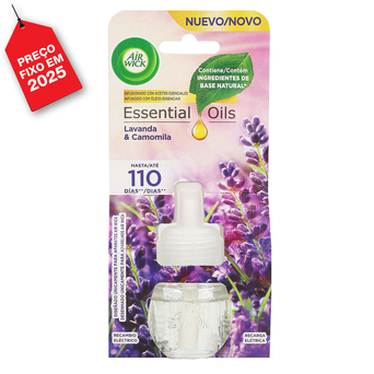 Air Wick Recarga Ambientador Elétrico, 19 ml, Lavanda e Camomila