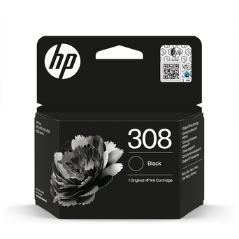 HP Tinteiro Original 308, Preto, Individual, 7FP21UE#SE1