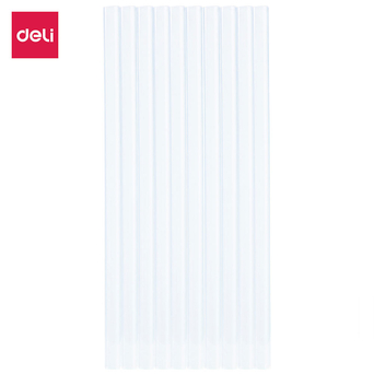 DELI Recargas para Pistola de Cola Quente EA50061, 10 cm de Comprimento, 10 Recargas