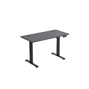 ESMART Secretária Elevatória Elétrica Single - 1 Motor, MDF e Melamina, 120 x 60 x 70 - 115 cm, Preto