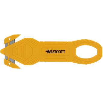WESTCOTT Faca Corte de Encomendas E-84055, Amarelo
