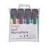 Staples Marcador Plano Hype, Ponta Biselada 5 mm, Cores Sortidas, Pack 4 Unidades