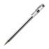 Pentel Esferográfica BK77, Ponta Média de 0,7 mm, Corpo Transparente com Pega, Tinta Preta