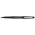 PAPER MATE Caneta com Ponta de Fibra Flair® Original, Ponta Média, Corpo Preto, Tinta Preta