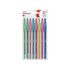 Staples Esferográfica, Ponta Grande de 1 mm, Corpo em Várias Cores, Tinta de Várias Cores, Pack 8 Unidades