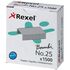 REXEL Agrafos Bambi, Nº. 25, Caixa 1500